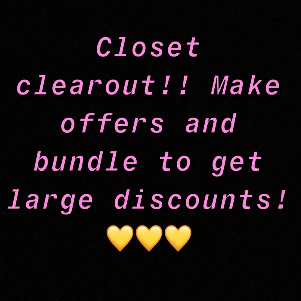 CLOSET CLEAROUT